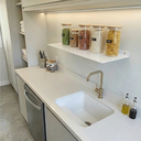 Ver imagem 3 de 3 Prateleiras Aço Reforçado Multiuso Fixação de Parede 60cm Casa Banheiro Lavanderia Branco