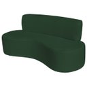 Ver imagem 1 de Sofá Curvo 3 Lugares Amsterdã 160cm Suede