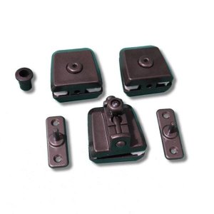 Kit 02 Pivotante ceteira vidro / alvenaria
