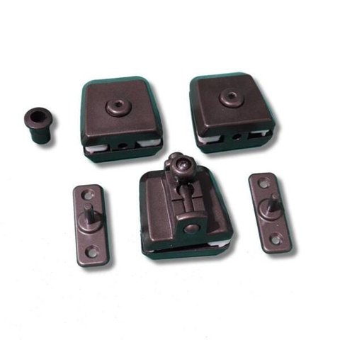 Kit 02 Pivotante ceteira vidro / alvenaria