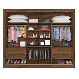 Guarda Roupa Verona Plus 2 Portas Espelho Mdf - Mademarcs - 3