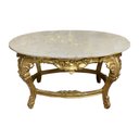 Ver imagem 4 de Mesa de Centro Decorativo com Tampo em Mármore 58x65x105cm