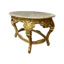 Ver imagem 3 de Mesa de Centro Decorativo com Tampo em Mármore 58x65x105cm