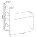 Ver imagem 6 de Mesa Office Nt 2105 - Off White / Freijó - Notável