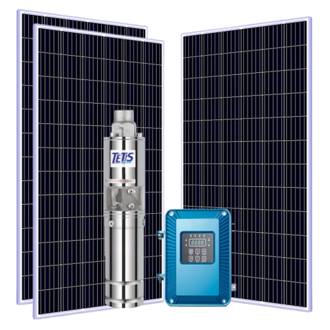 Kit Bomba Submersa Solar 750W Até 130m ou 13.120L/dia