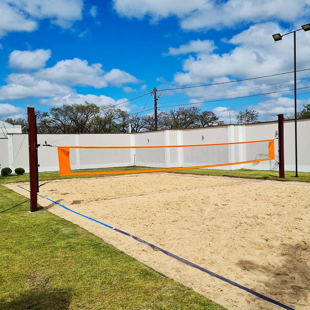 Rede Beach Tennis com banda lateral Zaka Laranja 8,60m x 0,80m - 5