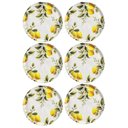 Ver imagem 1 de Jogo 6 Pratos de Sobremesa Bio Limonata 21,5cm Porto Brasil Cerâmica Padaria