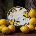 Ver imagem 2 de Jogo 6 Pratos de Sobremesa Bio Limonata 21,5cm Porto Brasil Cerâmica Padaria
