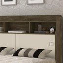 Ver imagem 2 de Cabeceira Queen 2 Portas Jessica Castanho Wood/Off White