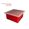 Kit 4 Formas Silicone Gelo com Tampa Papinha 4 Cubos Grandes - 5