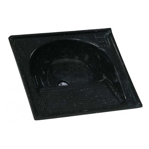 Tanque Lavar Roupa Sintético - 60 X 60cm - Preto - Rorato
