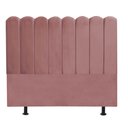Ver imagem 2 de Cabeceira Estofada Alanis 160CM Queen Suede Rose - D A DECOR