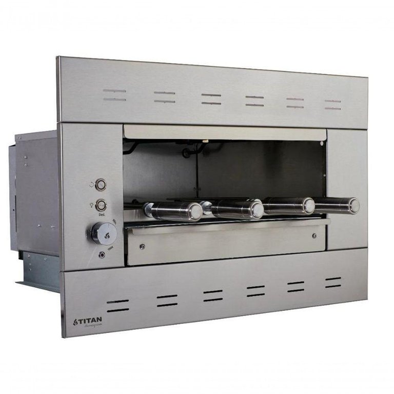 Churrasqueira Elétrica de Embutir 4 Espetos Suprema 220v Churrasqueira Elétrica de Embutir 4 Espetos Suprema 220v