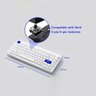 Teclado Gamer Akko Mod 007 Pc Blue On White Switch Piano - 2