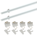 Ver imagem 1 de Perfil Embutir Led 30x12mm Branco 2x1m Gesso Spazio Ilunato