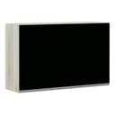 Ver imagem 1 de Armário Para Cozinha 120cm 3 Portas Lis Legno Crema C/Preto