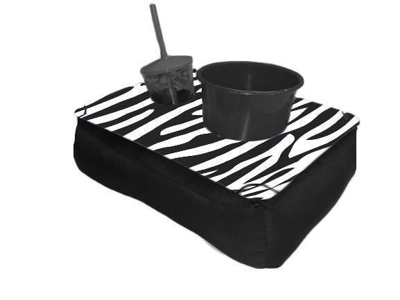 Almofada Pipoca com Balde + Copo Personalizada Criativa - Zebra - com 1 Copo - 1