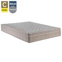 Ver imagem 2 de Cama Box Casal Suede + Colchão Sereneprime Molas Ensacadas 138x188x65 Preto
