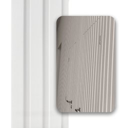 Painel Ripado Wpc Interno Wide Cor: Branco Absoluto 2,90m X 19cm (0,55m²) - 2