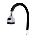 Ver imagem 1 de Tubo Flexível Silicone Preto Arejador Cromo/preto Gourmet