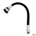 Ver imagem 3 de Tubo Flexível Silicone Preto Arejador Cromo/preto Gourmet