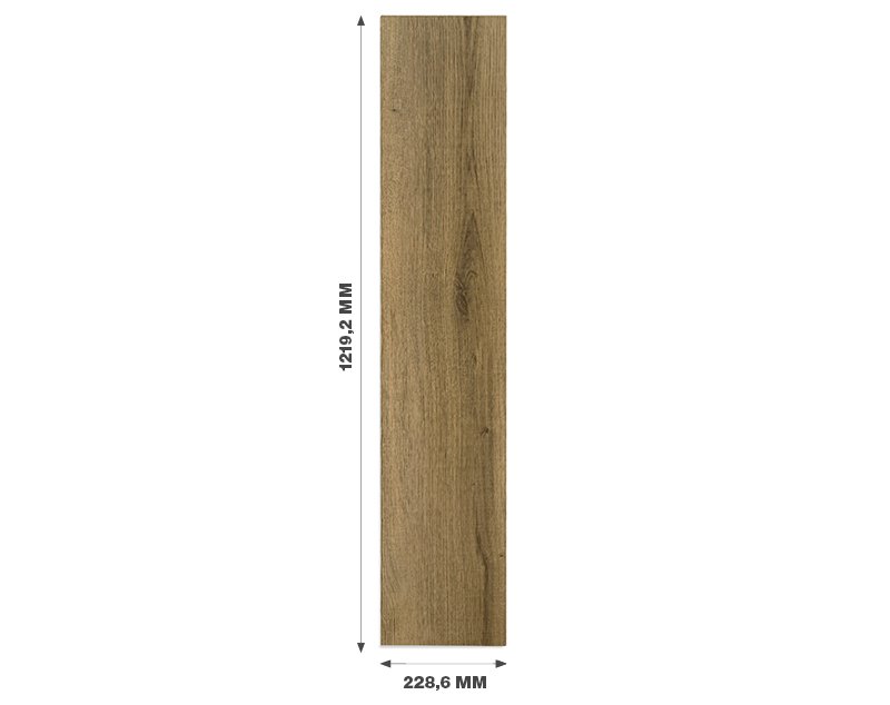 Piso Vinílico Canela Oak Floort® Home Caixa com 4,18 M² - 3