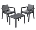 Ver imagem 1 de Conjunto Balcony Emily Grafite Keter 17209814