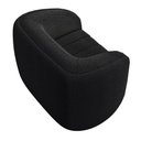 Ver imagem 3 de Kit Sofá 5 Lugares para Sala 332cm com 01 Poltrona Lazio M03 Bouclê Preto - Lyam Decor