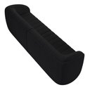 Ver imagem 2 de Kit Sofá 5 Lugares para Sala 332cm com 01 Poltrona Lazio M03 Bouclê Preto - Lyam Decor