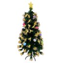 Ver imagem 5 de Arvore de Natal Fibra Otica Natalina Completa Iluminaçao Led Ponta Estrela Festa Fim de Ano Decoraça