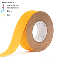 Fita Antiderrapante 50 Mm X 30 Metros - Amarela - 3