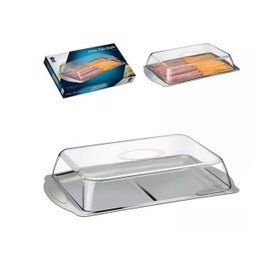 Porta Frios Duplo Inox Tampa Cristal Art House Top - 2
