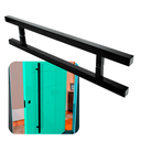 Ver imagem 3 de Puxador para Portas Aristocrata Preto 50 Cm