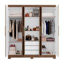 Ver imagem 4 de Guarda-Roupa NT 5190 Nogal - Notável