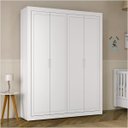 Ver imagem 5 de Roupeiro 04 Ptas Tutto New Laqueado Matic Branco Soft 70097 Quarto Bebe