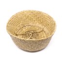Ver imagem 4 de Cesto de Fibra Natural Decorativa 2 em 1 31x32x 35cm - D’Rossi