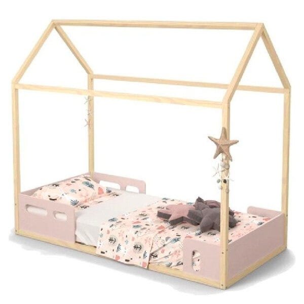 Cama Infantil Liv Matic Cor Rosê/Natural - 2