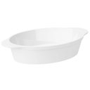 Ver imagem 1 de Travessa de Plástico Oval Tigela Saladeira Branca 550ml Coza Uno Servir Cozinha Mesa Posta