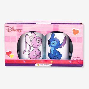 Kit com Duas Canecas Pop Stitch Minha Metade – Disney Zona Criativa