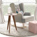 Ver imagem 2 de Mesa Lateral Liv Matic Cor Rosê/Eco Wood