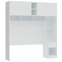 Ver imagem 6 de Quarto Completo Solteiro 8 Portas Modulado Urban Branco - Móveis Castro