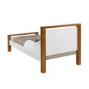 Ver imagem 2 de Mini Cama Infantil Meli Pés de Madeira com Colchão Ortobom para Quarto Infantil - Branco com Mel