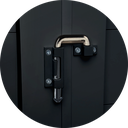 Ver imagem 4 de Porta Alumínio Camarão Lambril D.L25 Preto 70 Brimak