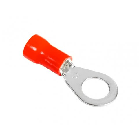 Terminal Anel Vermelho 4,3mm 20pcs 1807v