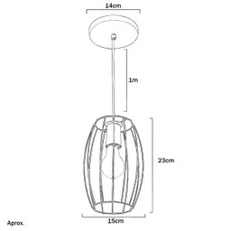 Kit 2 Pendentes Pequim Aramado Cromado - 4