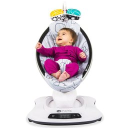 Cadeira de Descanso Bebê com Musicas 5 Velocidades 5 Movimentos Nascimento Até 6 Meses 12kg - Cinza - 4