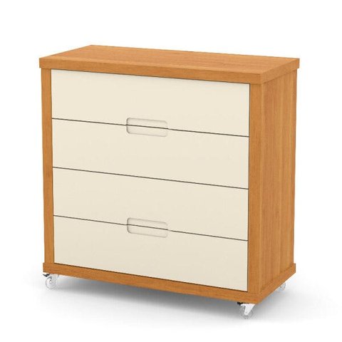 Gaveteiro Tutto New Matic Cor Freijó/Off White