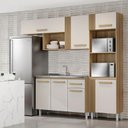 Ver imagem 4 de Cozinha Compacta Vitória com Balcão de Pia Atacama Off White - Aramóveis