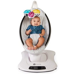 Cadeira de Descanso Bebê com Musicas 5 Velocidades 5 Movimentos Nascimento Até 6 Meses 12kg - Grey C - 5