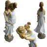 Estatua Escultura Amor Mãe e Filha Dia Das Mães Decoração Luxo Espressione Escultura Mãe Filha, Esta - 1